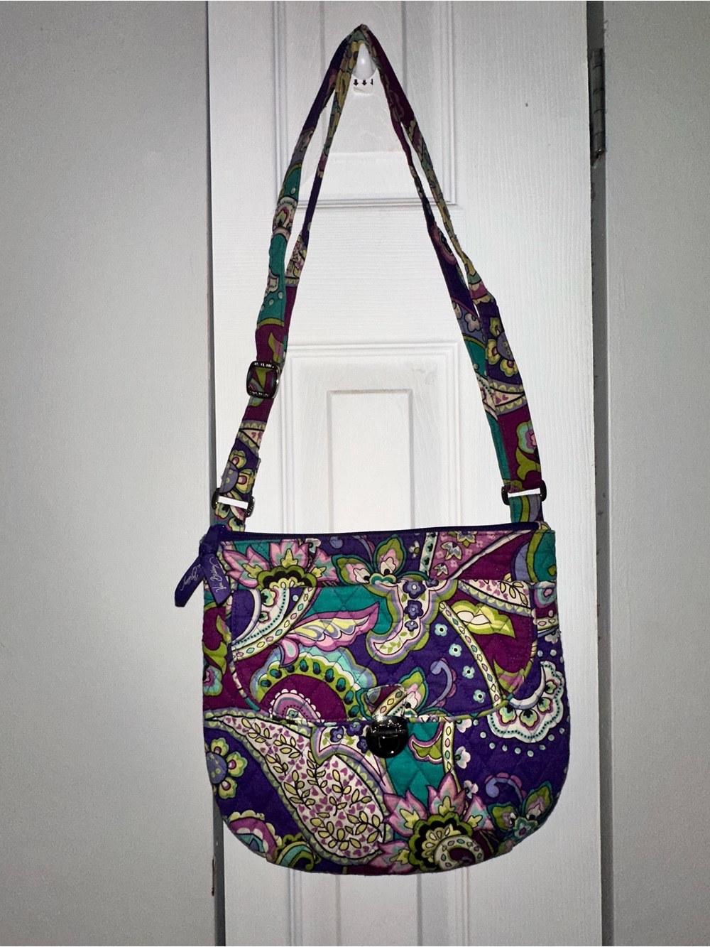 Vera Bradley Paisley Satchel Purse